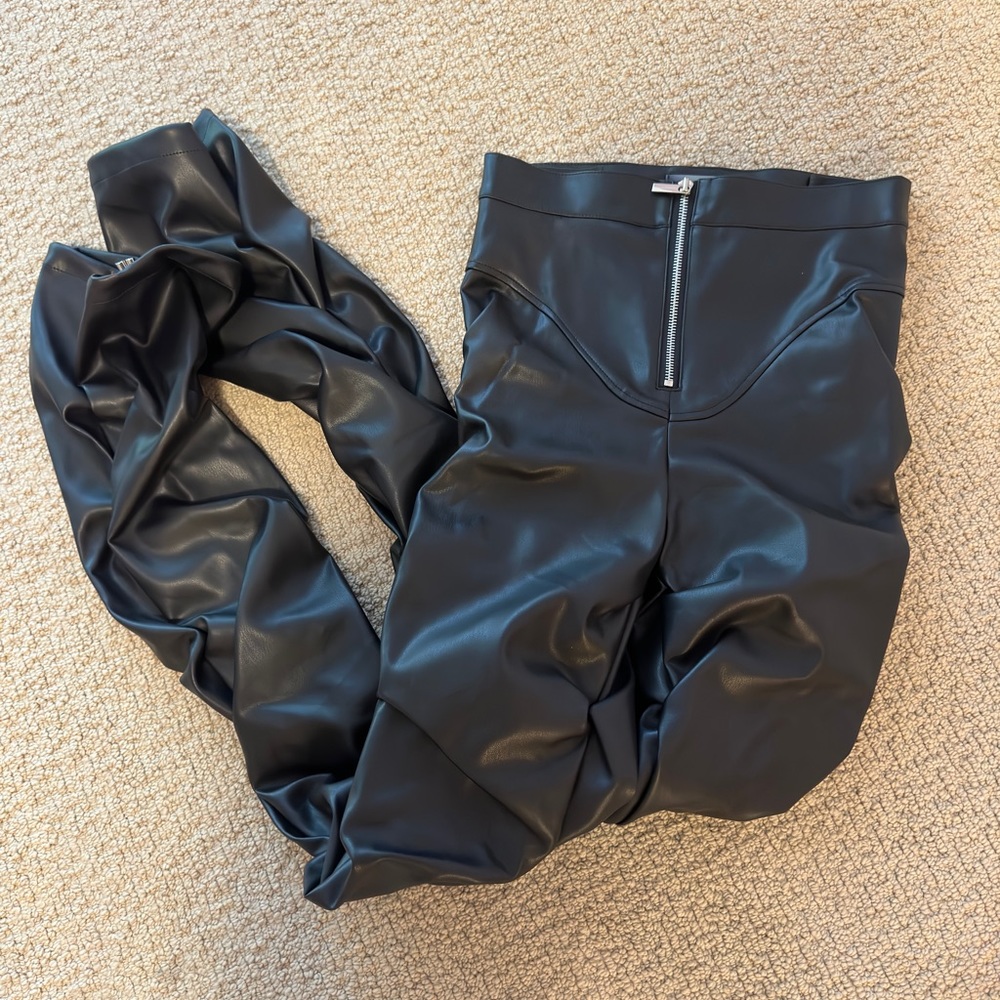 Maniere de Voir vegan leather pants